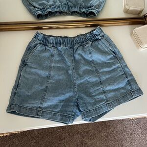 Madewell High Waisted Elastic Shorts